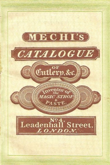 Mechi's Catalogue of 1834