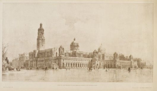 Belcher's design for the V&A (Source: Victoria and Albert Museum Collection)