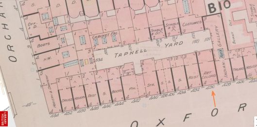 Number 430 in Goad's insurance map of 1886