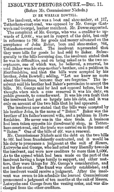 The Morning Chronicle, 12 December 1860